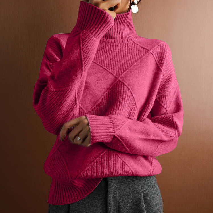 Camille | Pull en Maille à Manches Longues pour un Automne-Hiver Élégant et Confortable lunnav