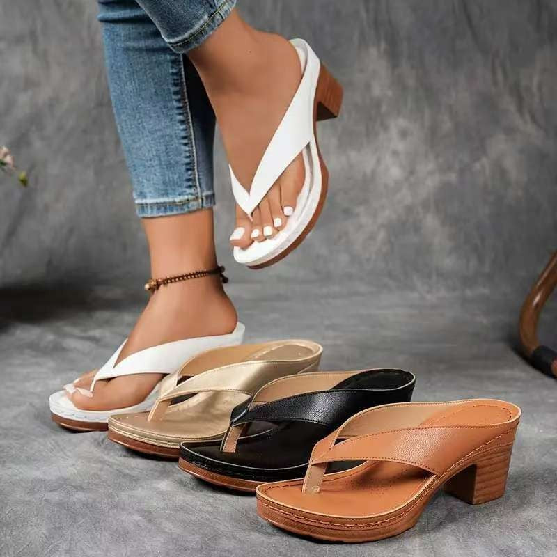 Vira™ | Chaussons orthopédiques femme avec talon et maintien tout confort