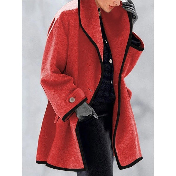 Texture douce et isolante du manteau Rosella™, idéale pour le froid.