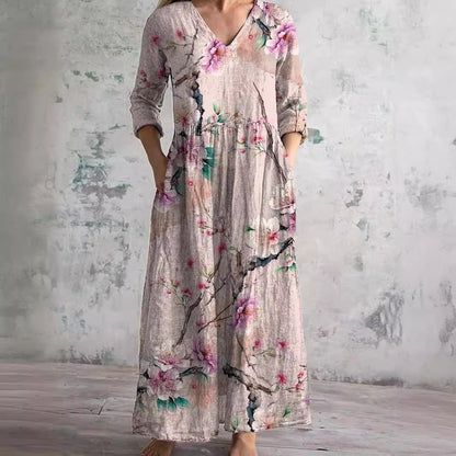 Camille™ | Robe Femme Élégante & Confort Naturel pour l'Été