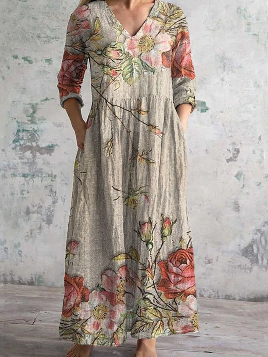Camille™ | Robe Femme Élégante & Confort Naturel pour l'Été